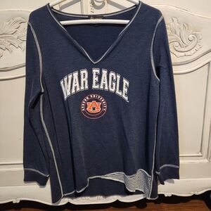 War Eagle Long Sleeve Tee - Blue